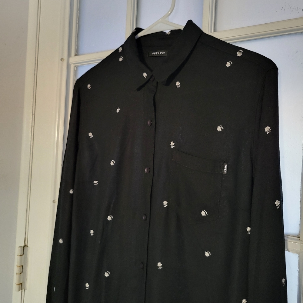 Obey Button-Up